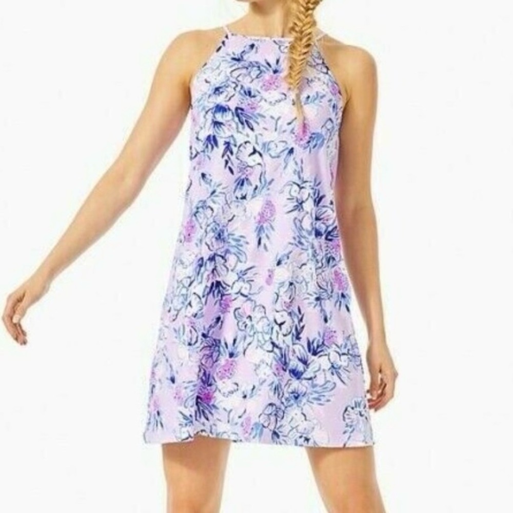 Lilly Pulitzer. Margot swing dress. M. Light Lilac.  NWT.